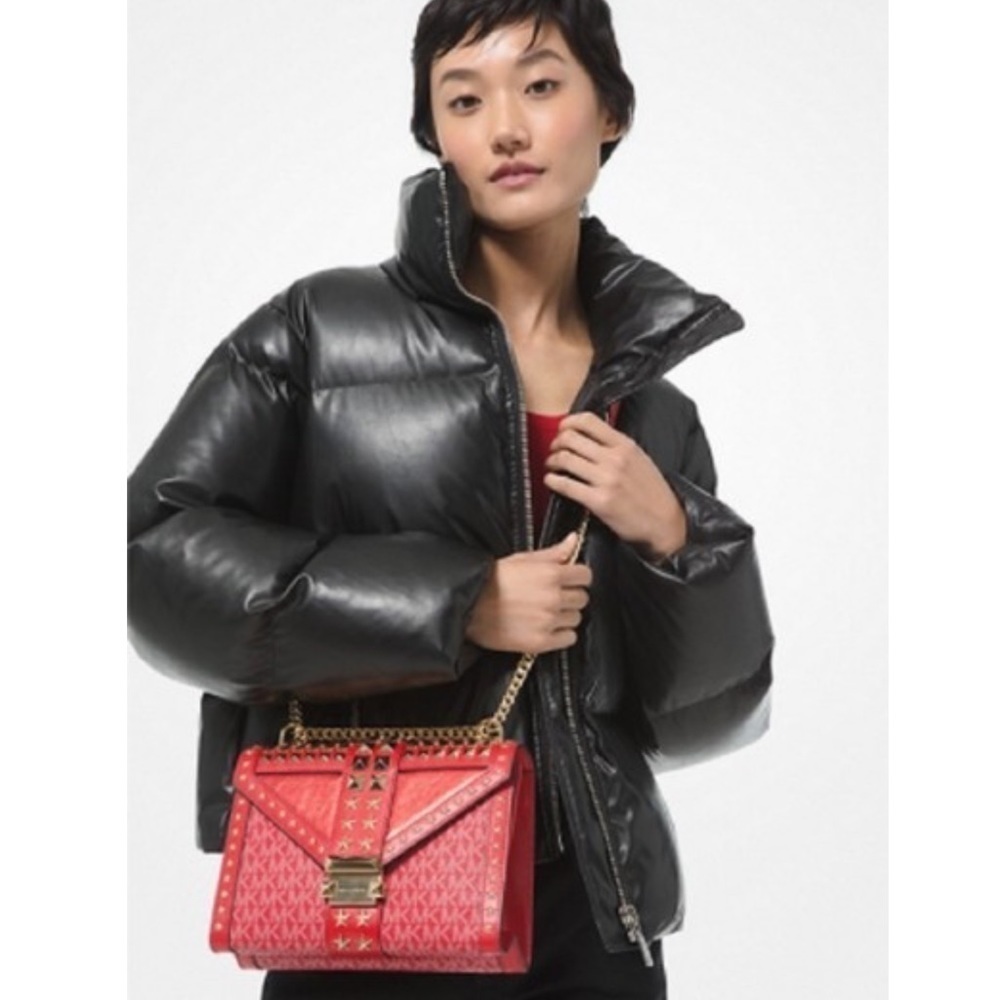 Michael Kors Whitney Star embellished bag red - Picture 3 of 12